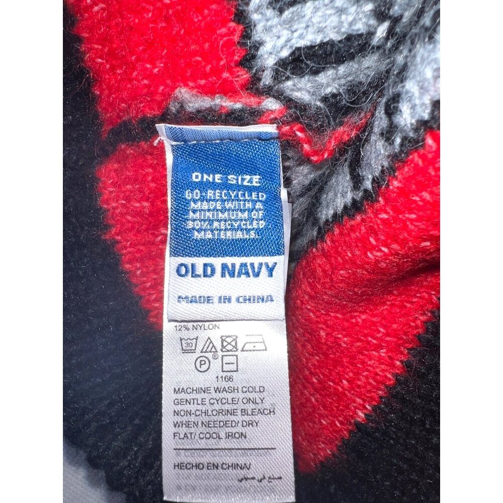 Old Navy Knit Beanies One Size Unisex Nylon Blend Blue & Gray (set of 2) - Picture 2 of 3
